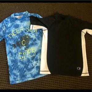 Bundle of two swim shirts